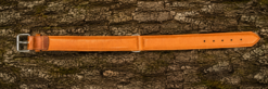 Hunderland Leder-Zugstopp-Halsband aus hochwertigem Echtleder in Vintage-Braun mit Edelstahl-D-Ring und robuster Schnalle